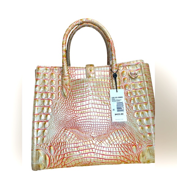 Brahmin NWT Nikita Sunkiss Melbourne Genuine Leather Purse Bag (P043) - Picture 9 of 12